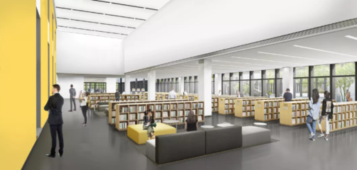 合肥市中心图书馆主体工程即将封顶