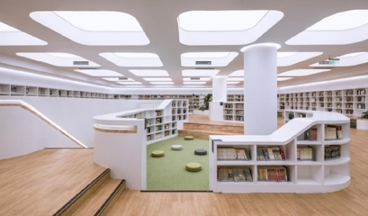 景山学校图书馆改造,满足所有使用需求